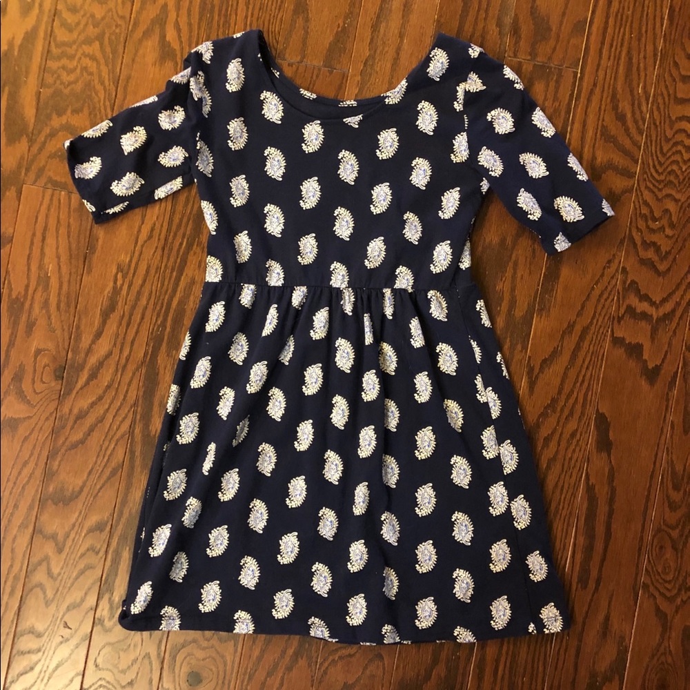 Girls size 8 blue dress